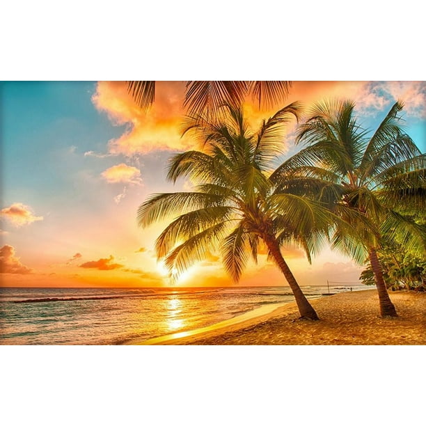 Tropical Sunset Sunset Collection 42 - Van-Go Paint-By-Number Kit Tropical Sunset Sunset Collection 42 - Van-Go Paint-By-Number Kit
